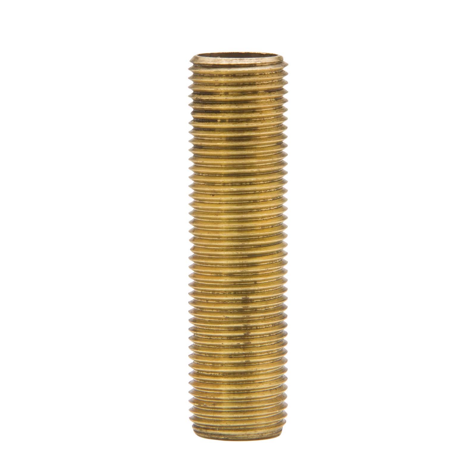 SOLID BRASS ESCUTCHEON NIPPLE 2-1/2 1 SOLID BRASS ESCUTCHEON NIPPLE 2-1/2