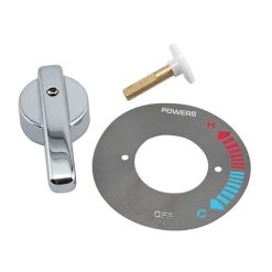LEVER HANDLE KIT, WITH HANDLE SCREW, ESCUTCHEON DE