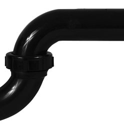 1-1/2 P-TRAP W/THREADED ABS ADAPTER, REV J-BEND