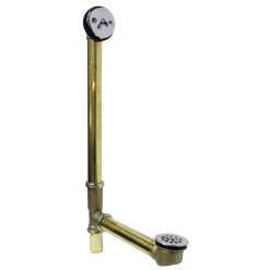 1-1/2 20 GAUGE BRASS BATH WASTE WITH TRIP LEVER PO