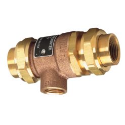 3/4 FORGED BRASS DUAL CHECK VALVE WITH INTERMEDIAT
