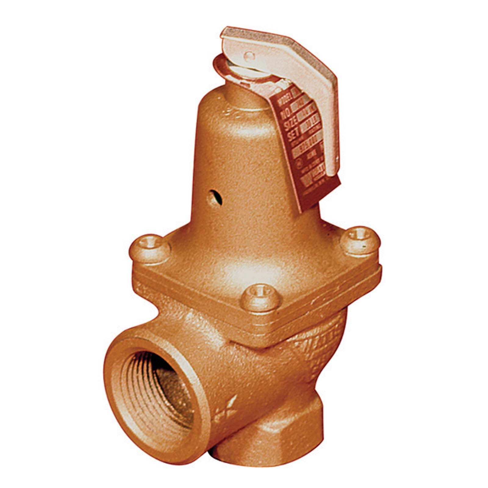 3/4 X 3/4 BRONZE BOILER PRESSURE RELIEF VALVE 30 P 1 3/4 X 3/4 BRONZE BOILER PRESSURE RELIEF VALVE 30 P