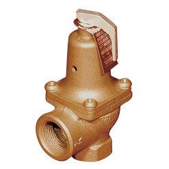 3/4 X 3/4 BRONZE BOILER PRESSURE RELIEF VALVE 125