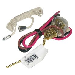 3-WAY PULL CHAIN OVER-THE-BED LIGHT CANOPY SWITCH,