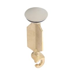 BRASS POP-UP STOPPER BRUSHED NICKEL