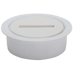 PVC CLEANOUT WITH PLASTIC THREADED PLUG