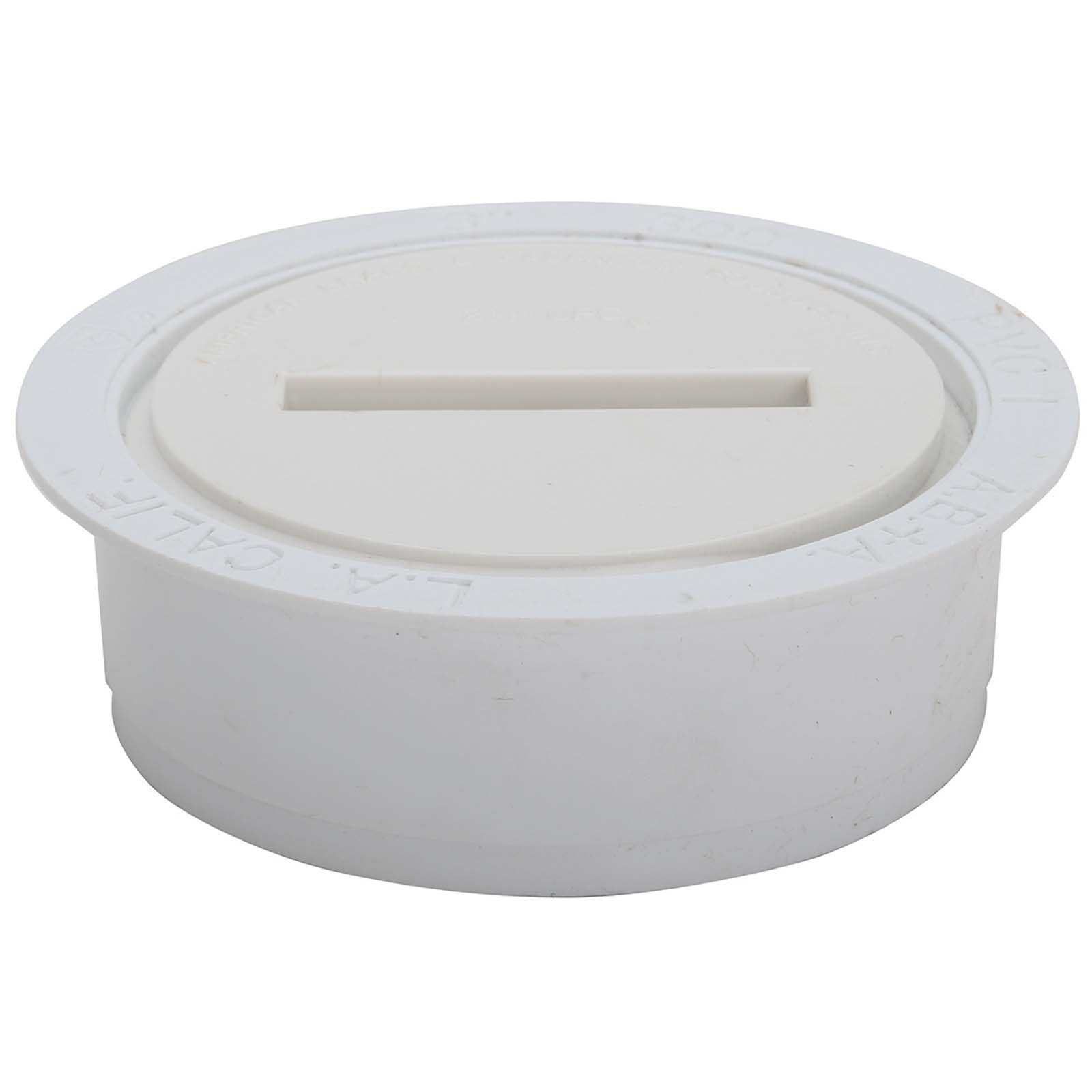PVC CLEANOUT WITH PLASTIC THREADED PLUG 1 PVC CLEANOUT WITH PLASTIC THREADED PLUG