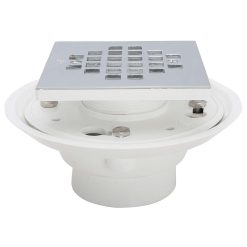 2 OR 3 PIPE PVC ADJUSTABLE LOW PROFILE FLOOR AND S