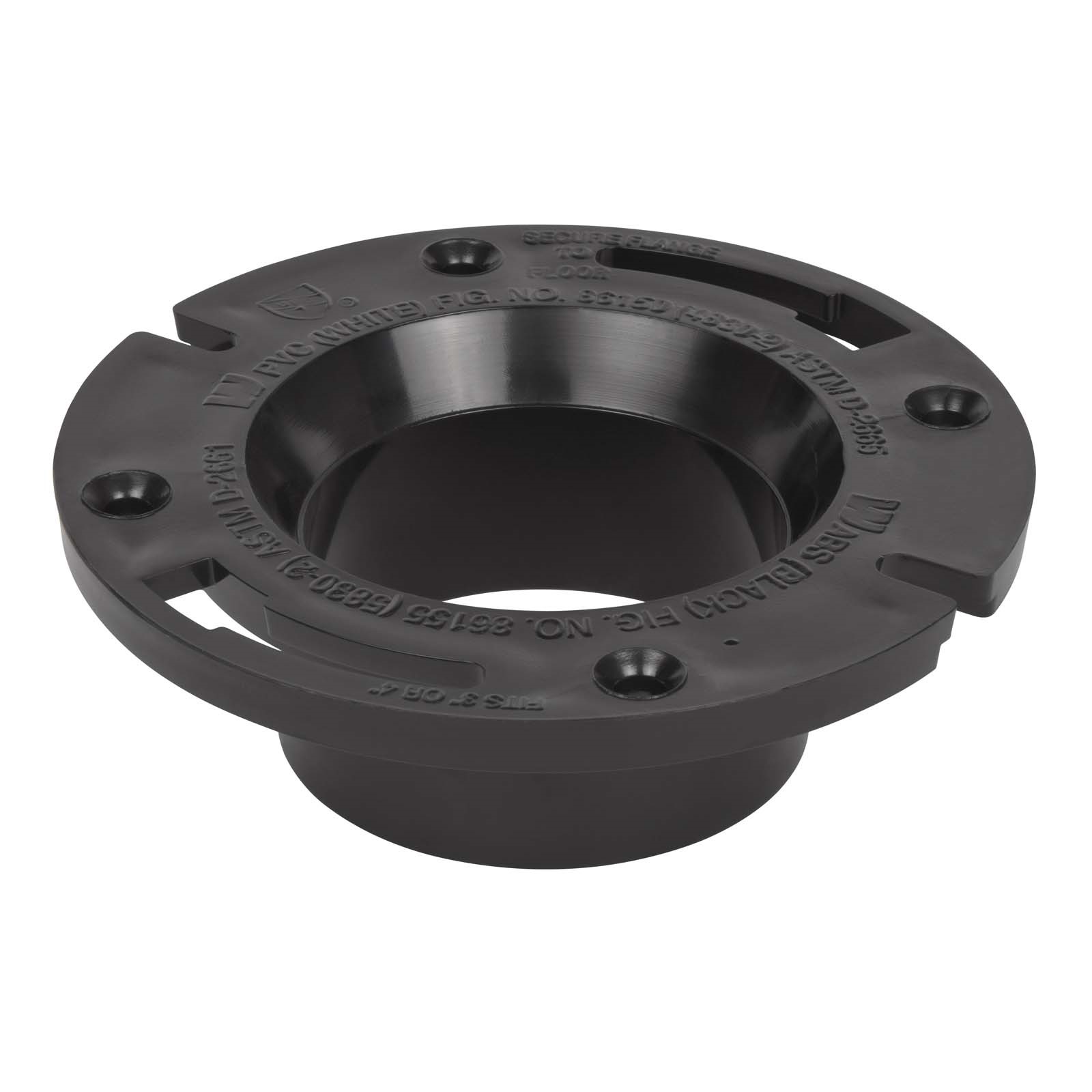 58302 CLOSET FLANGE, 3 ID X 4 OD, ABS 1 58302 CLOSET FLANGE, 3 ID X 4 OD, ABS