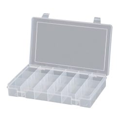 POLYPROPYLENE COMPARTMENT BOX, 18 PIECES
