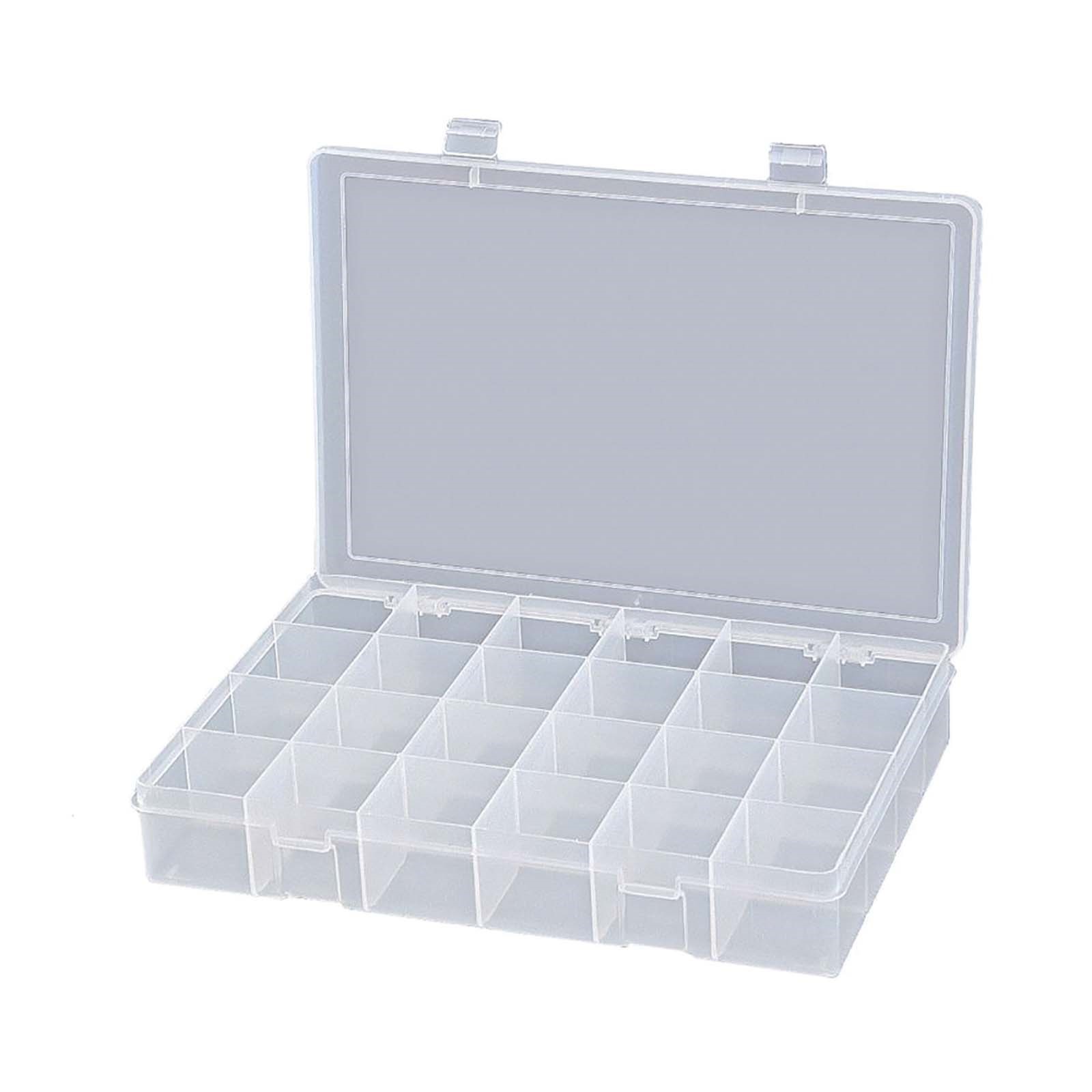 POLYPROPYLENE COMPARTMENT BOX, LARGE, 24 PIECES 1 POLYPROPYLENE COMPARTMENT BOX, LARGE, 24 PIECES