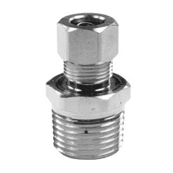 1/4 OD COMP X 1/8 MIP BRASS ADAPTER