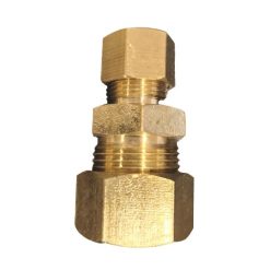 5/8 X 3/8 OD COMP BRASS UNION