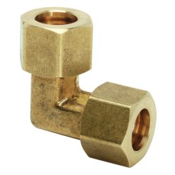 3/8 OD COMP 90 DEG BRASS ELBOW