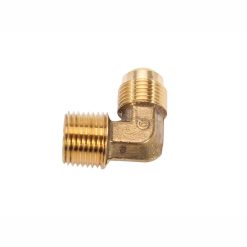 1/2 OD FLARE X MIP 90 DEG BRASS ELBOW