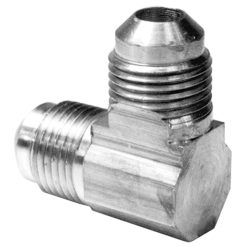 3/8 OD FLARE BRASS 90 DEG ELBOW