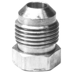 1/2 OD FLARE HEX HEAD BRASS PLUG