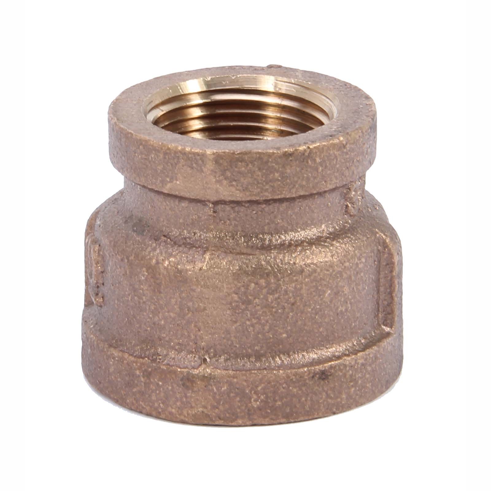 1/2 X 3/8 FIP CAST BRASS REDUCING COUPLING 1 1/2 X 3/8 FIP CAST BRASS REDUCING COUPLING