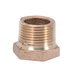 3/8 MIP X 1/4 FIP BRASS REDUCING BUSHING