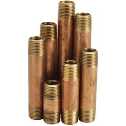 1/4 X 2 BRASS NIPPLE