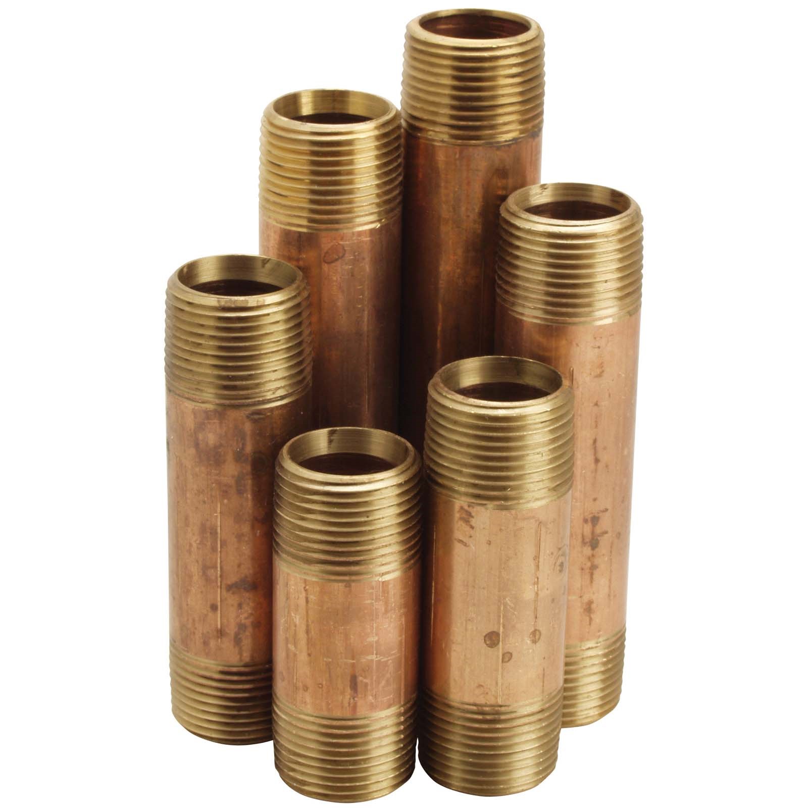 BRASS NIPPLES 3/8 X CLOSE 1 BRASS NIPPLES 3/8 X CLOSE