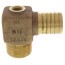 1MPT X 1 INSERT BRASS 90 W/ 1/4 TAP