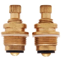 UNION BRASS PAIR RIGHT/LEFT NOLEAD