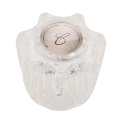 CLEAR ACRYLIC COLD HANDLE (GENERIC) FOR DELTA KITC