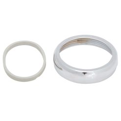 2 CAST BRASS SLIP JOINT NUT AND WASHER