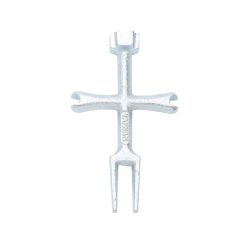 IRON ANODIZED ALUMINUM P.O.PLUG WRENCH, 6