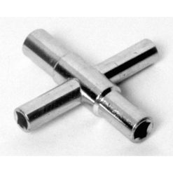 STEEL 4-WAY SILLCOCK KEY FOR MOST SILLCOCKS (1/4 9
