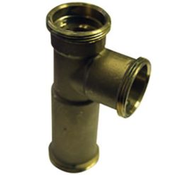 BATH WASTE & OVERFLOW PART 1 1/2 TEE -BRASS