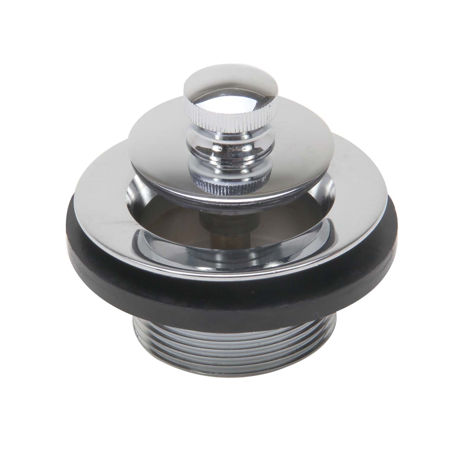 LIFT & TURN STOPPER FOR BRASS BATH WASTE CHROME 1 LIFT & TURN STOPPER FOR BRASS BATH WASTE CHROME