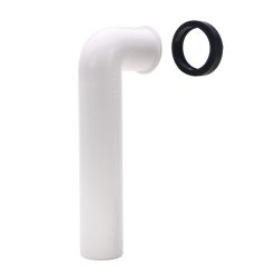 DISPOSAL TAILPIECE ELBOW W/GASKET, 1-1/2 X 8