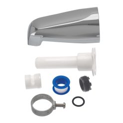 UNIVERSAL TUB SPOUT WITHOUT DIVERTER (RETAIL), CHR