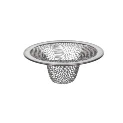 2-1/2 STAINLESS STEEL MESH LAVATORY SINK STRAINER
