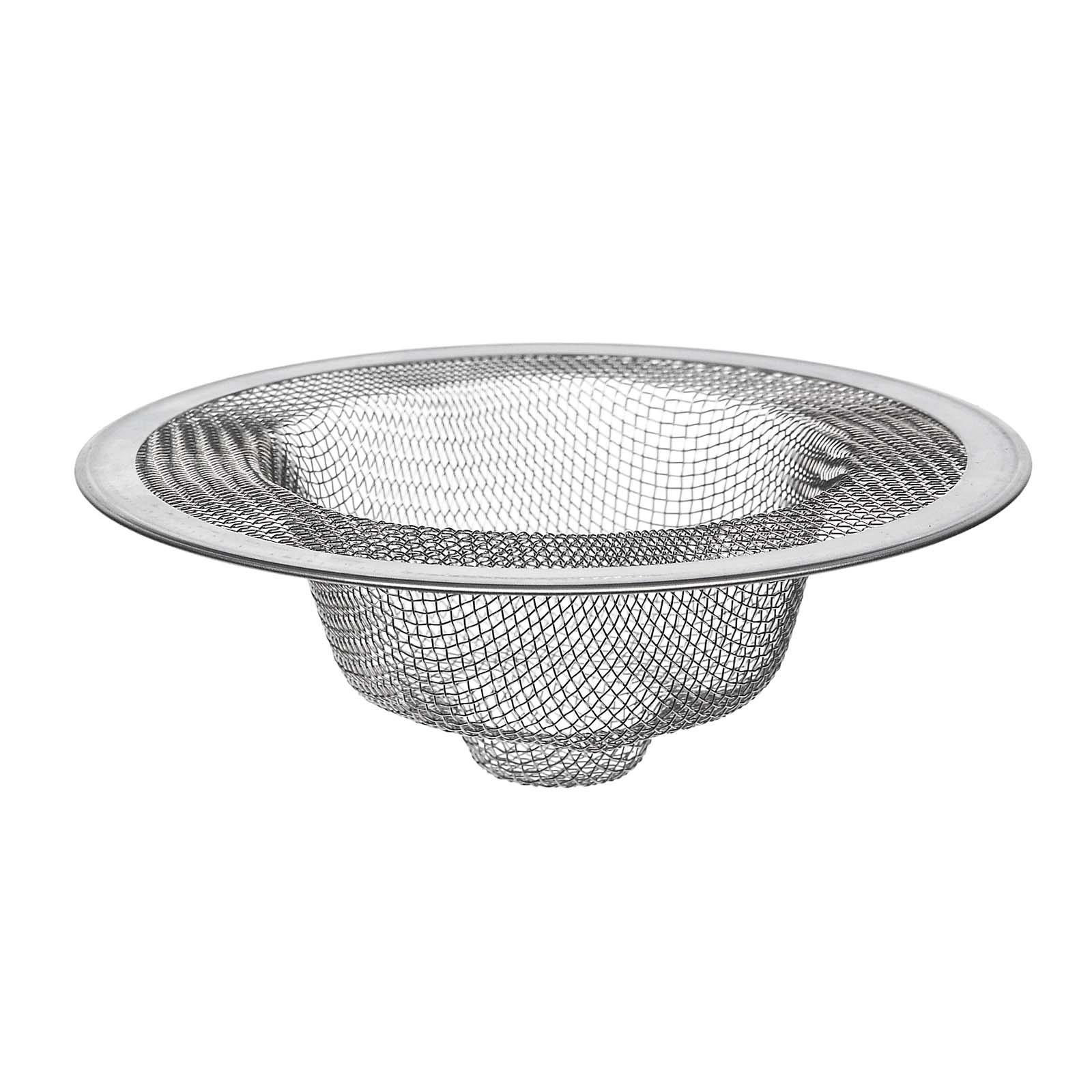 4-1/2 STAINLESS STEEL MESH KITCHEN SINK STRAINER 1 4-1/2 STAINLESS STEEL MESH KITCHEN SINK STRAINER