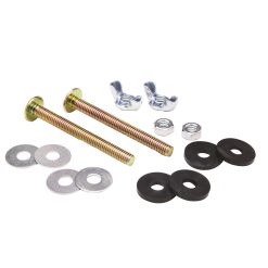 BRASS-PLATED STEEL TANK BOLTS, 5/16 X 3