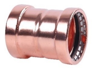 4 PRESS X 4 PRESS COPPER STRAIGHT COUPLING WITH RO 1 4 PRESS X 4 PRESS COPPER STRAIGHT COUPLING WITH RO