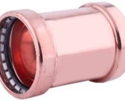 3 PRESS X 3 PRESS COPPER STRAIGHT COUPLING WITHOUT
