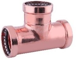 3 PRESS X 3 PRESS X 3 PRESS COPPER STRAIGHT TEE