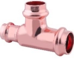 2 PRESS X 1/2 PRESS X 2 PRESS COPPER REDUCING TEE