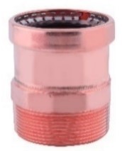 2-1/2 PRESS X 2-1/2 MPT COPPER ADAPTER