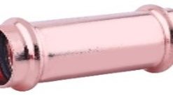 1 PRESS X 1 PRESS COPPER EXTENDED STRAIGHT COUPLIN