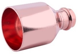 2-1/2 FTG X 1 PRESS COPPER REDUCING COUPLING 1 2-1/2 FTG X 1 PRESS COPPER REDUCING COUPLING