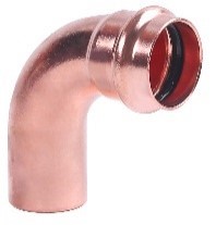 1/2 PRESS X 1/2 FTG COPPER 90° EXTENDED STREET ELB