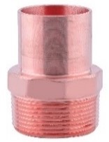 1-1/4 FTG X 1-1/4 MPT COPPER ADAPTER