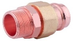 1 PRESS X 1 MPT COPPER UNION ADAPTER