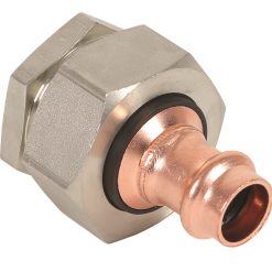 1 PRESS X 1 DIELECTRIC FPT COPPER UNION ADAPTER