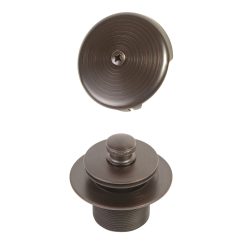 1-5/8 BATH DRAIN WITH OVERFLOW AND MOUNTING PLATE,